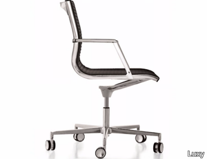 NULITE - Office chair with castors with 5-Spoke base _ Luxy