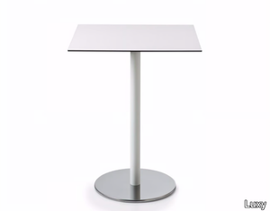 INTONDO - Square laminate table with 4-star base _ Luxy