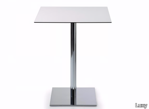 INQUADRO - Square HPL table with 4-star base _ Luxy