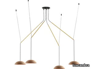 ABSIDIOLA C MOVIL 4 PLATO - Adjustable terracotta pendant lamp _ luxcambra