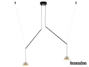 ABSIDIOLA C MOVIL 2 MINI - Adjustable ceramic pendant lamp _ luxcambra