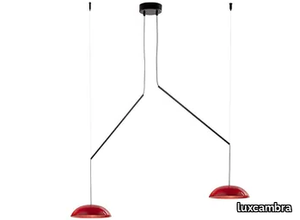 ABSIDIOLA C MOVIL 2 PLATO - Adjustable ceramic pendant lamp _ luxcambra