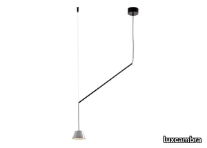 ABSIDIOLA C MOVIL CONICA - Adjustable ceramic pendant lamp _ luxcambra