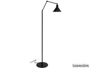 CAPUCHINA P - Adjustable metal floor lamp with swing arm _ luxcambra