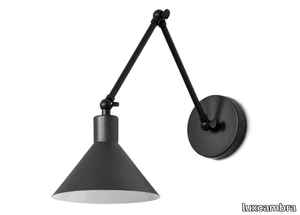 CAPUCHINA - Adjustable metal wall lamp with swing arm _ luxcambra