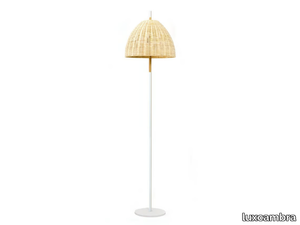 AMÀ P - LED wicker floor lamp _ luxcambra