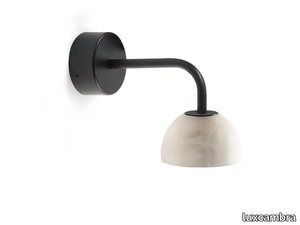 ABSIDIOLA A MINI ALABASTER - LED alabaster wall lamp _ luxcambra