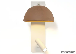 ABSIS A LECTOR - LED wall lamp in metal and terracotta _ luxcambra