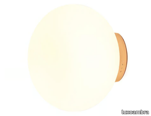 MOON A - LED opal glass wall light _ luxcambra