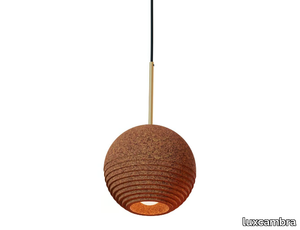 TERRA C - LED cork pendant lamp _ luxcambra