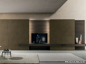 MH6 - Wall-mounted aluminium TV wall system _ MODULNOVA