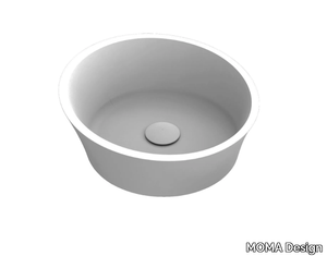 EVOQUE - Countertop oval Solid Surface washbasin _ MOMA Design