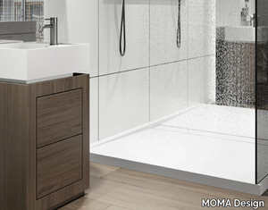 POLIS - Rectangular shower tray _ MOMA Design