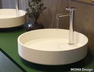 OYSTER - Countertop round washbasin _ MOMA Design