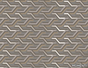 CAS-05 SILVER - Glass-fibre wall tiles / wallpaper _ MOMENTI