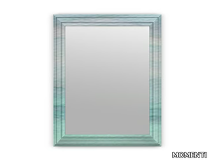 GRAY SP-42T - Rectangular framed fabric mirror _ MOMENTI