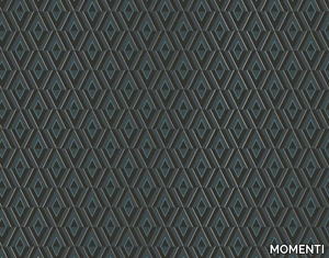 FAB-03 SILVER - Glass-fibre wall tiles / wallpaper _ MOMENTI