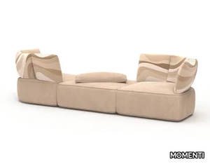 FLEUR FLE26 - Double seater fabric sofa _ MOMENTI