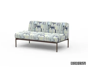 FAUNO FAU86 - Modular 1 seater 1/2 fabric sofa _ MOMENTI