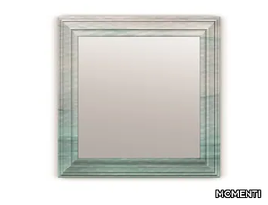 GRAY SP-41T - Square framed fabric mirror _ MOMENTI