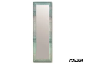 GRAY SP-43T - Rectangular framed fabric mirror _ MOMENTI