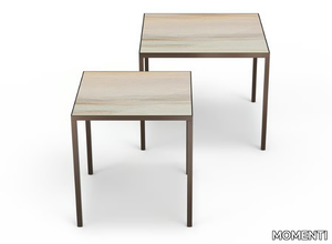 MARPLE PT-01/02 - Square metal table _ MOMENTI