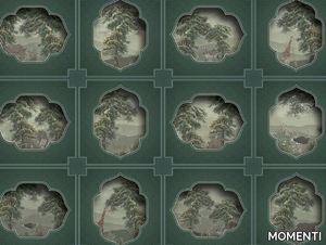 STU-26 - Glass-fibre wall tiles / wallpaper _ MOMENTI