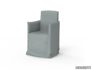 ROCHESTER RCS02 - Fabric chair with armrests with removable cover _ MOMENTI