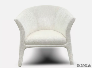 MILLE - Upholstered fabric armchair with armrests _ MORADA