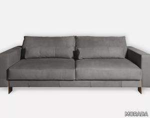 DIVO - 3 seater nabuk sofa _ MORADA