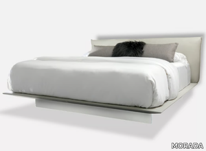 SKY - Leather double bed _ MORADA