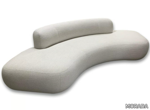 BUBBLE - Curved fabric sofa _ MORADA