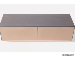 CABINET ROYAL - Wall-mounted oak and metal TV cabinet _ MORADA