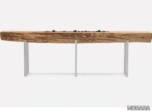 SUNSET - Rectangular oak console table _ MORADA