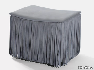 TAGLIA - Square nabuk pouf _ MORADA