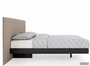 BLOW - Double bed with upholstered headboard _ MORE