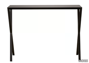 LAX - Rectangular steel console table _ MORE