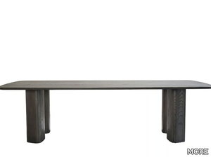 OSO - Rectangular solid wood dining table _ MORE