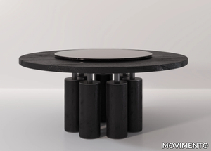 MAMMUTH - Round solid wood table _ MOVIMENTO