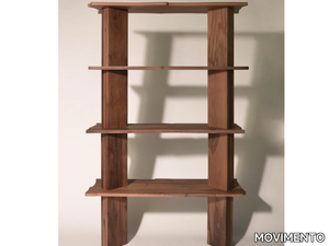 DRAGON - Open double-sided solid wood bookcase _ MOVIMENTO