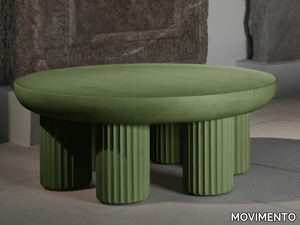 KALOKAGATHOS - Low round solid wood coffee table _ MOVIMENTO