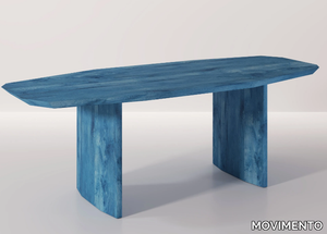 PLANAR 001 - Rectangular solid wood dining table _ MOVIMENTO