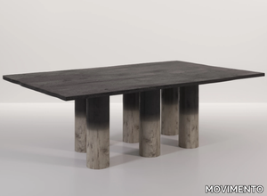 ROOTS - Rectangular solid wood table _ MOVIMENTO