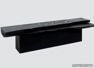 SILENT BENCH - Solid wood bench _ MOVIMENTO