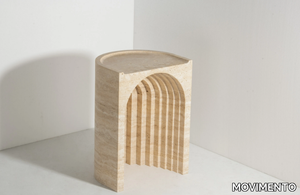 REVELO - Travertine stool _ MOVIMENTO