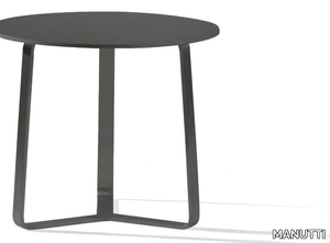 GIRO 48 - Powder coated aluminium garden side table _ MANUTTI