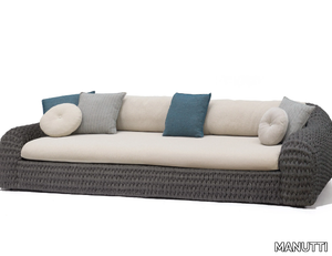 KOBO - 3 seater rope garden sofa _ MANUTTI