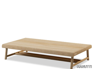 MUYU - Rectangular teak coffee table _ MANUTTI