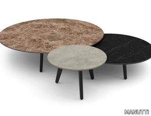 TORSA - Ceramic garden side table _ MANUTTI