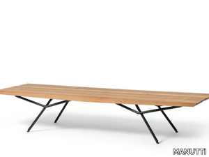 SAN - Teak garden bench _ MANUTTI